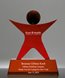 Picture of Custom Red Crystal Starman Trophy