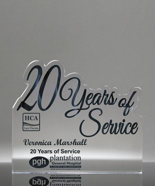 Picture of 20 Years of Service Acrylic Award