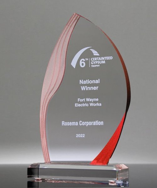 Picture of Red Ridge Acrylic Flame Award
