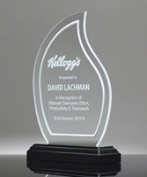 Picture of Contour Flame Acrylic Award