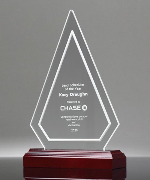 Picture of Classic Contour Diamond Acrylic Award
