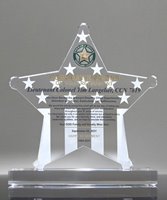 Picture of Acrylic Sheriff Star Service Award