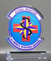 Picture of Custom Acrylic Military Insignia Award