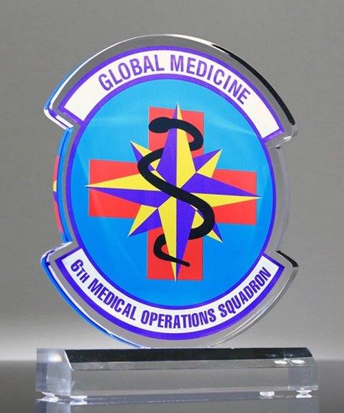 Picture of Custom Acrylic Military Insignia Award