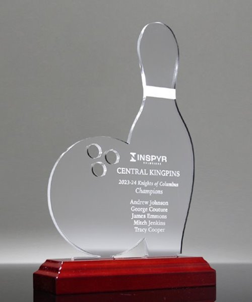 Picture of Acrylic Bowling Trophy