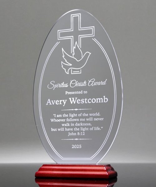 Picture of Cross & Dove Acrylic Award