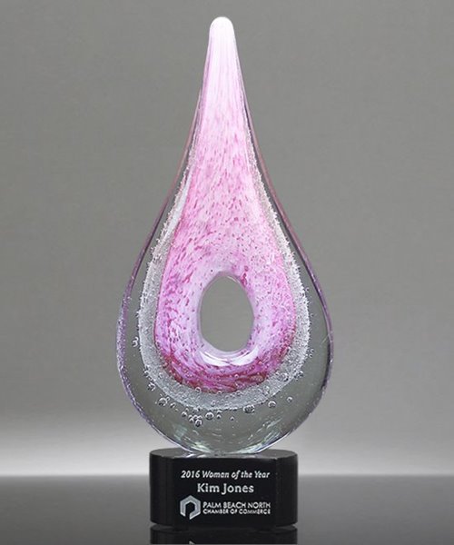 Picture of Coral Fusion Art Glass