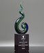 Picture of Jade Spiral Art Glass