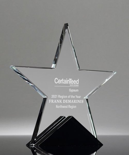 Apex Glass Star Trophy | Edco Awards Apex Glass Star Trophy | Edco Awards