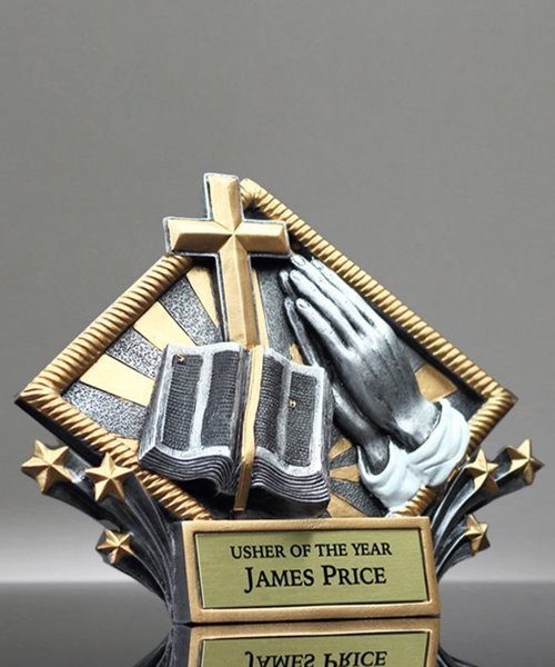 Picture of Religious Diamond Plate Trophy