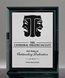 Picture of Black Glass Plaque