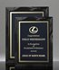Picture of Black Glass Plaque