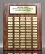 Picture of Monthly Recognition 60-Plate Walnut Award Plaque