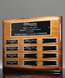 Picture of High Gloss Walnut 12-Plate Perpetual Plaque - Landscape