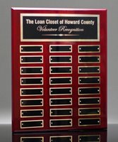 Picture of Classic 24-Plate Rosewood Piano Perpetual Plaque Award