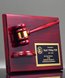 Picture of Rosewood Gavel Plaque with Sound Block