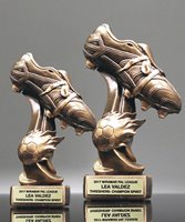 Picture of Fireball Soccer Cleat Award Sculpture