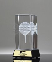 Picture of Optical Crystal 3-D Golf Award