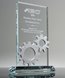 Picture of Silver Gears Glass Plaque
