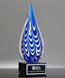 Picture of Azure Passion Glass Flame Trophy