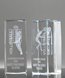 Picture of Collegiate Series Volleyball 3D Crystal Trophy