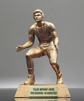 Picture of Golden Wrestling Award Sculpture