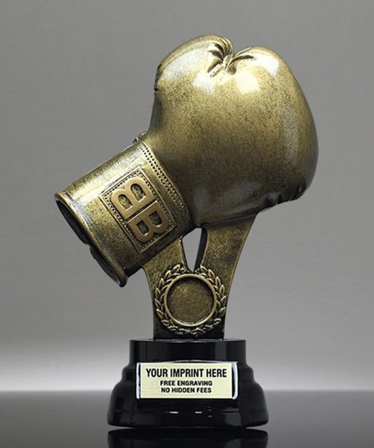 Golden Boxing Glove Champion Trophy | Edco Awards