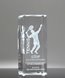 Picture of Collegiate Series Tennis 3D Crystal Trophy