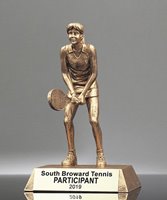 Picture of Golden Tennis Court Master Trophy - Female