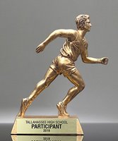 Picture of Golden Track Award Sculpture  - Male