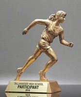 Picture of Golden Track Award Sculpture - Female