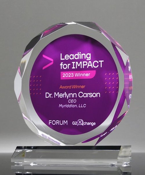 Picture of Jewel Octagon Acrylic Award - Full Color