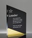 Picture of Gilded Onyx Acrylic Peak Award