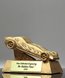 Picture of Golden Pinewood Derby Award Sculpture