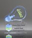 Picture of Idea Lightbulb Acrylic Award - Full Color Printed