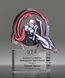 Picture of Acrylic Knight Paperweight Trophy