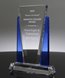 Picture of Cool Blue Tower Crystal Award