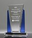 Picture of Cool Blue Tower Crystal Award