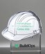 Picture of Custom Color Hard Hat Paperweight Award