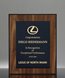 Picture of Laser Engraved Black-Edge Walnut Value Plaque