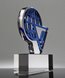 Picture of Custom Crystal Logo Award - Blue Overlay