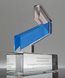 Picture of Custom Crystal Logo Award with UV Printing