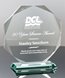 Picture of Jade Glass Octagon Award