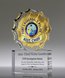 Picture of Acrylic Police Badge Trophy - Gold