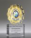 Picture of Acrylic Police Badge Trophy - Gold