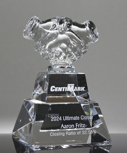 Picture of Handshake Trophy Tower