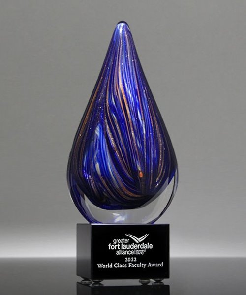Picture of Phoenix Blue Art Glass