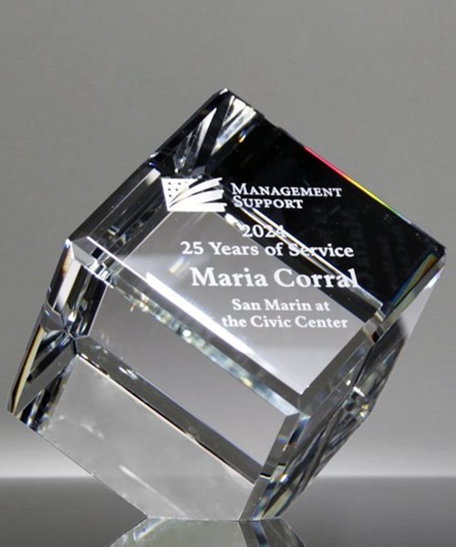 Picture of Crystal Super Cube Award