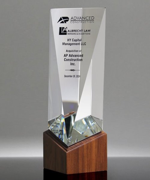 Picture of Goldwell Executive Crystal Tower Award
