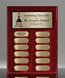 Picture of Classic 12-Plate Rosewood Piano Perpetual Gold Plaque